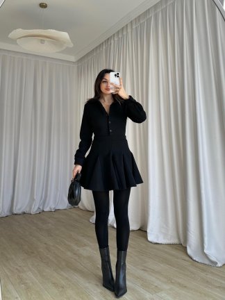 LOVENT Elbise 9935 - Siyah - 3