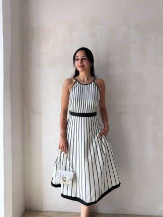 LUCY Elbise 8276- Beyaz - 2