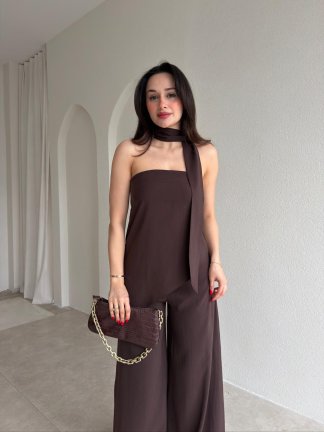 MAESTRO Fularlı Takım 9079 - Acı Kahve - 2