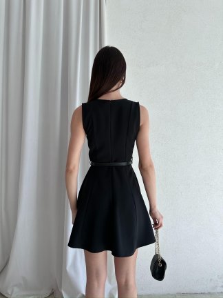 MAGENTA Mini Elbise 5040 - Siyah - 3