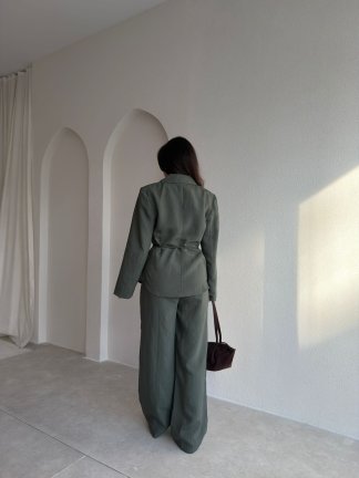 MAİN Çizgili Takım 8330 - Yeşil - 3