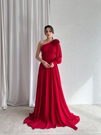 MALTHA Maxi Elbise 8967 - Kırmızı 