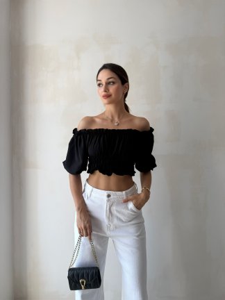 MALVİNA Crop 6621 - Siyah - 1
