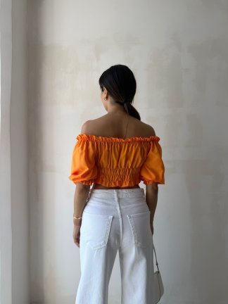 MALVİNA Crop 6621 - Turuncu - 2