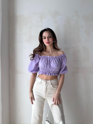 MALVİNA Crop 6621 - Lila 