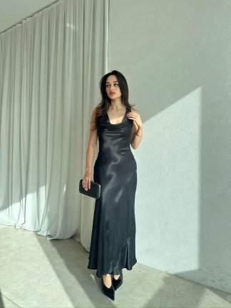 MANGA Elbise 8535 - Siyah - 3