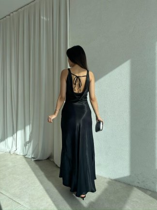 MANGA Elbise 8535 - Siyah - 4