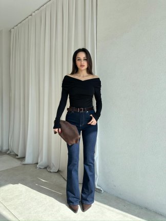 MARİA Bluz 8747 - Siyah - 3