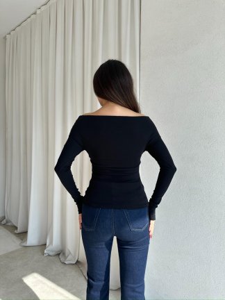 MARİA Bluz 8747 - Siyah - 4