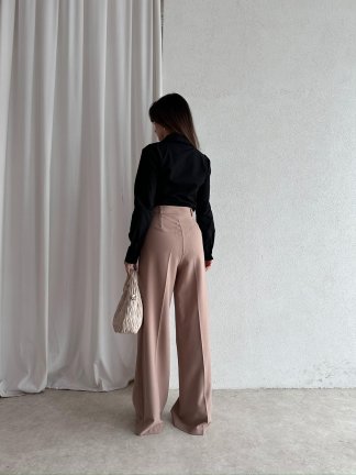 MARVİN Palazzo Pantolon 5035 - Vizon - 4