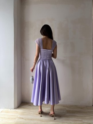 MARX Midi Elbise 3572 - Lila - 5