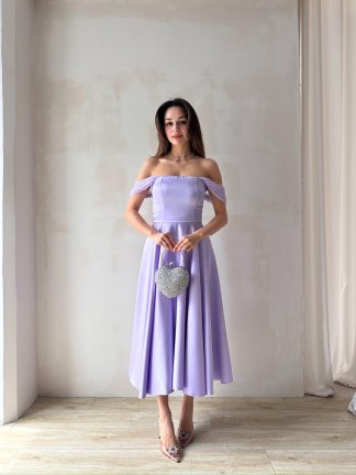 MARX Midi Elbise 3572 - Lila - 4