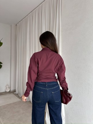 MATRİX Gömlek 8354 - Bordo - 3