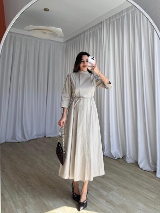 MAYER Elbise 8250 - Bej - 2