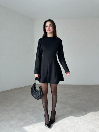 MELLOW Mini Elbise 8849 - Siyah - 3
