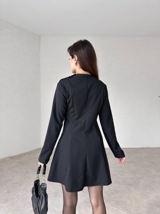 MELLOW Mini Elbise 8849 - Siyah - 4