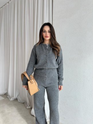 MİLLA Triko Takım 8572 - Gri - 1