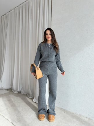 MİLLA Triko Takım 8572 - Gri - 4