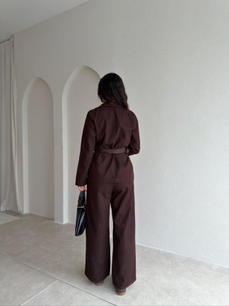 MİLTON Denim Takım 1047 - Acı Kahve - 3
