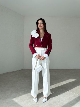 MİNNESOTA Ceket 3658 - Bordo - 4