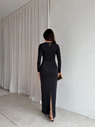 MİRAGE Maxi Elbise 8897 - Siyah - 3