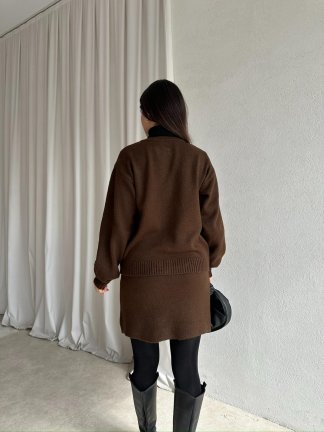MİRELA Triko Takım 8272 - Acı Kahve - 4
