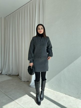 MİRELA Triko Takım 8272 - Gri - 2