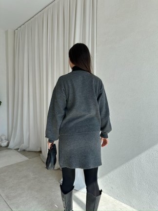 MİRELA Triko Takım 8272 - Gri - 4
