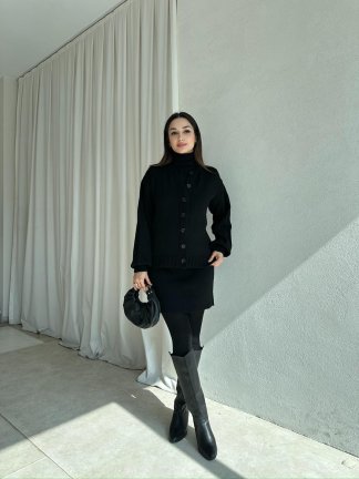MİRELA Triko Takım 8272 - Siyah - 2
