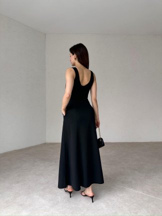 MİSHRA Maxi Elbise 1854 - Siyah - 2
