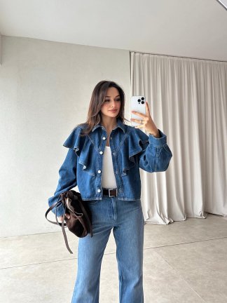 MOFY Denim Gömlek 8481 - Mavi - 2