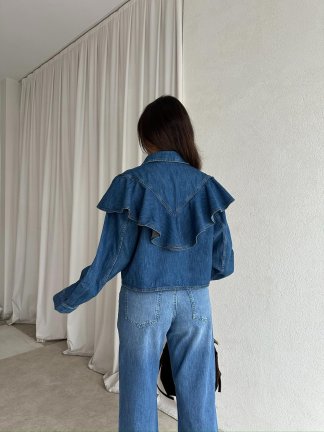MOFY Denim Gömlek 8481 - Mavi - 3