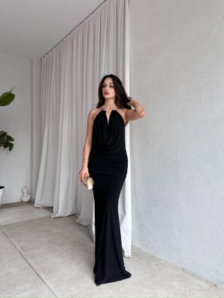MOJO Elbise 8355 - Siyah - 3