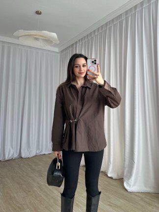 MOLLY Gömlek 8810 - Acı Kahve - 2