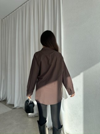 MOLLY Gömlek 8810 - Acı Kahve - 3