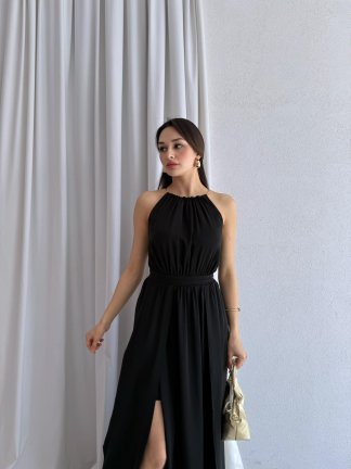 MORELİA Maxi Elbise 8746 - Siyah - 1