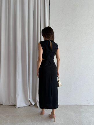 MURPHY Midi Elbise 5753 - Siyah - 5