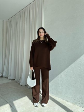 MUSCENT Triko Takım 8442 - Acı Kahve - 4