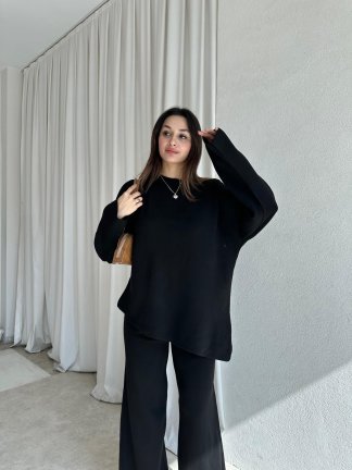 MUSCENT Triko Takım 8442 - Siyah 