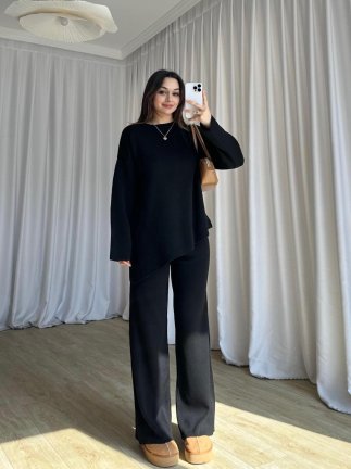 MUSCENT Triko Takım 8442 - Siyah 