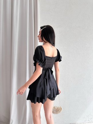 NAGEL Mini Elbise 5772 - Siyah - 3