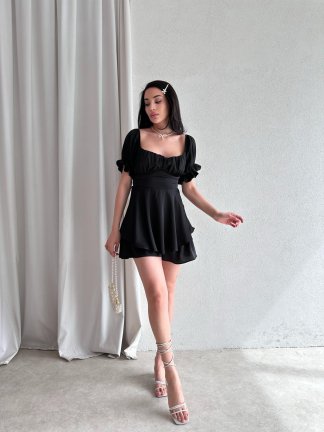 NAGEL Mini Elbise 5772 - Siyah - 2