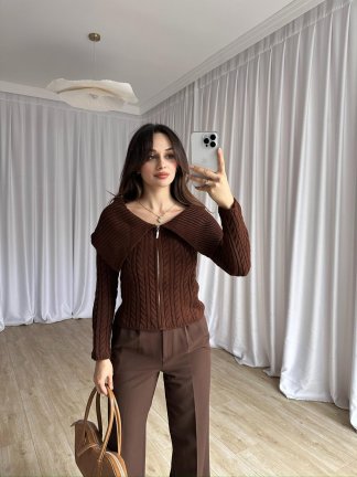NARCİSSA Kazak 8504 - Acı Kahve 