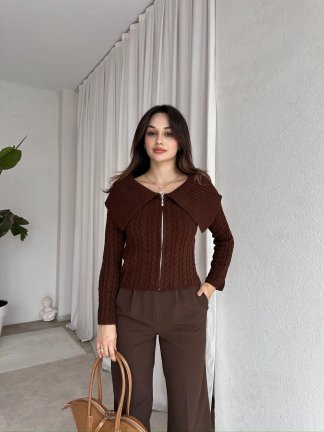 NARCİSSA Kazak 8504 - Acı Kahve - 2