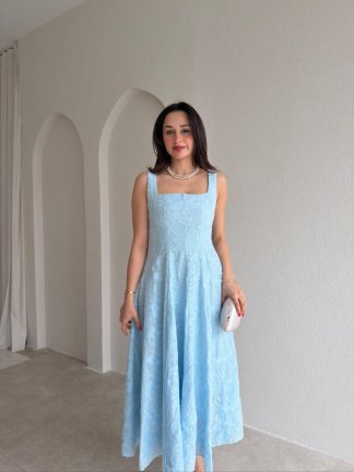 NARROW Midi Elbise 1808 - Bebe Mavisi - 2