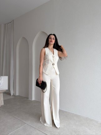 NEGRONİ Takım 8921 - Krem Rengi - 2