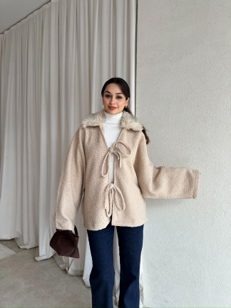 NERA Hırka 8562 - Vizon - 2