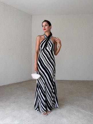 NİLOSSA Maxi Elbise 3998 - 2