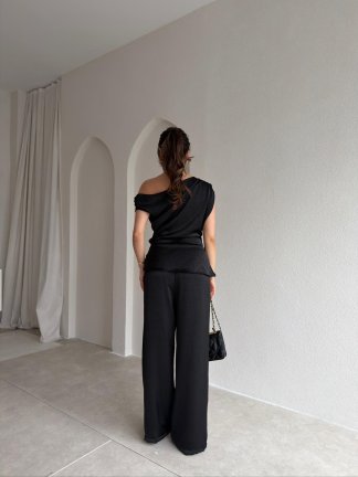 NİVRA Saten Takım 8495 - Siyah - 3