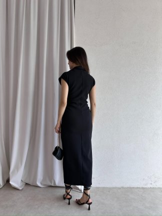 NİXİE Midi Elbise 8659 - Siyah - 4